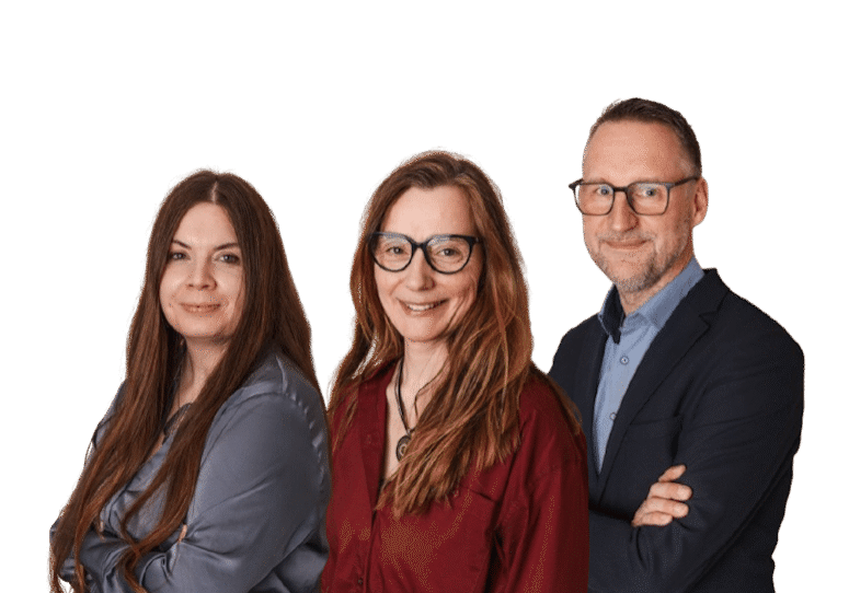 Frau Fritz, Frau Steffen, Herr Vogel