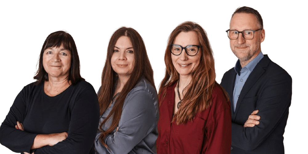 Frau Bauer, Frau Fritz, Frau Steffen, Herr Vogel